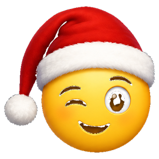 Winking Santa
